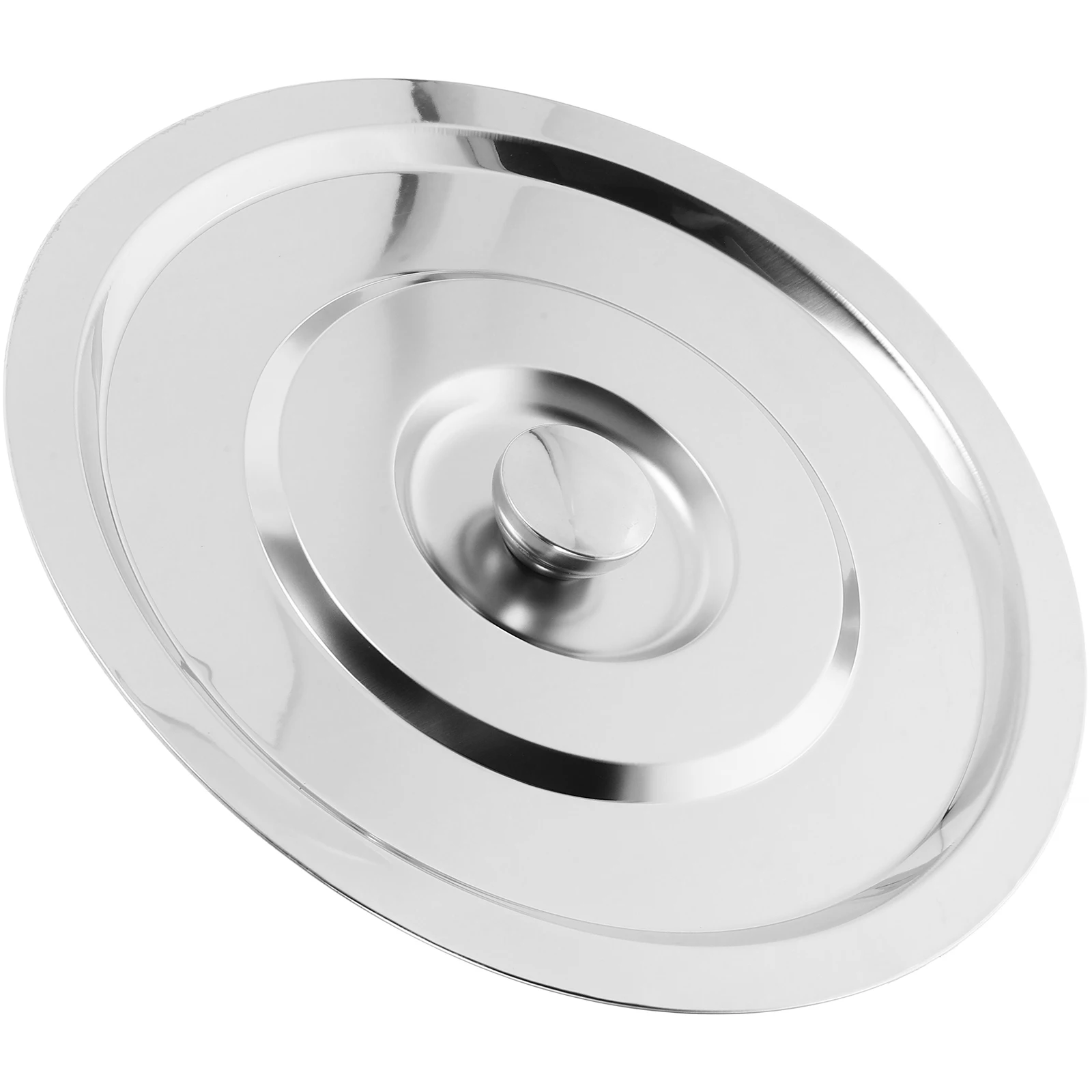 

Stainless Steel Pot Lid Universal Oil Drum Cover Saucepan Skillet Seasoning Jar Replacement Kitchen Accessories