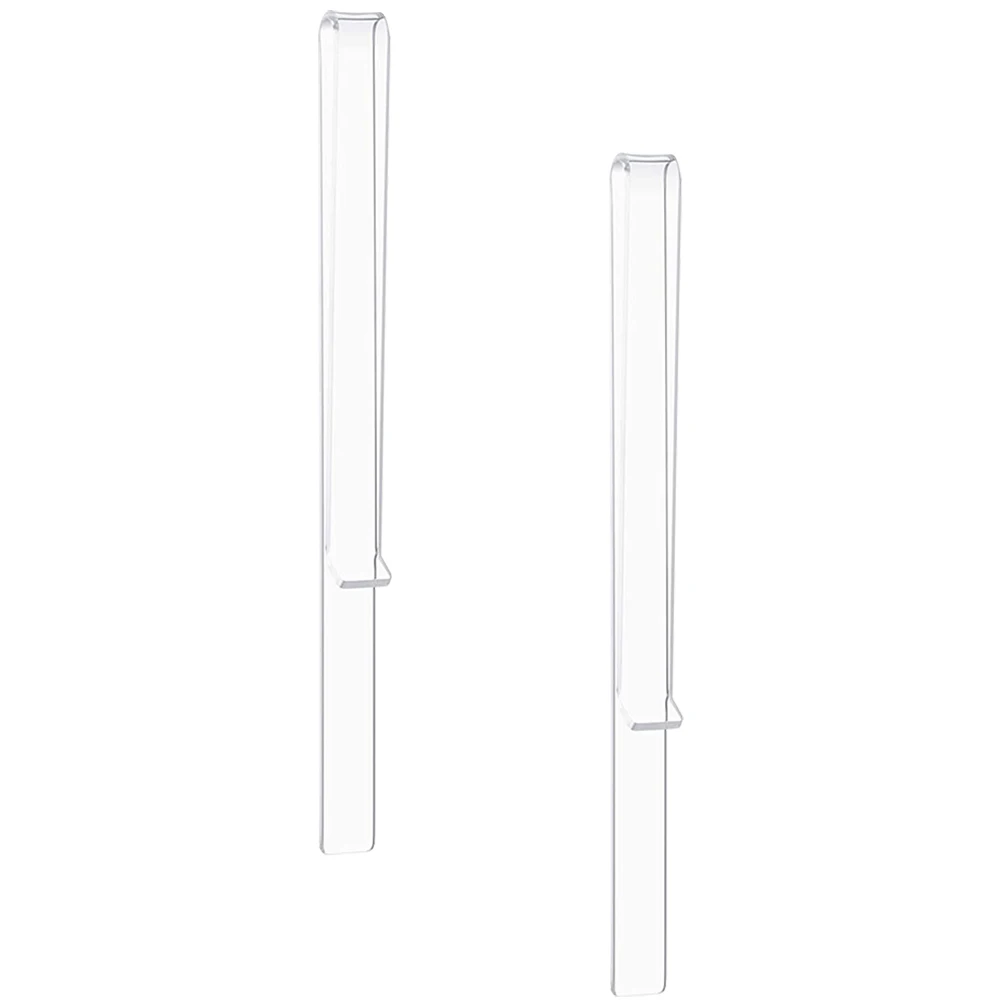 

1 Pair Sheet Music Clip Transparent Acrylic Page Holder Book Practical Note Small Size Music Stand Clips Guitar