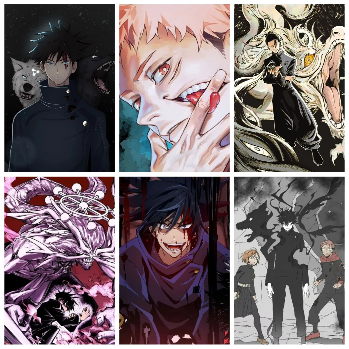 Anime Character J-Jujutsu  Jigsaw Puzzles 500/1000/1200/2000PCS Wall Decor for Living Room Bedroom Perfect Gift No Frame