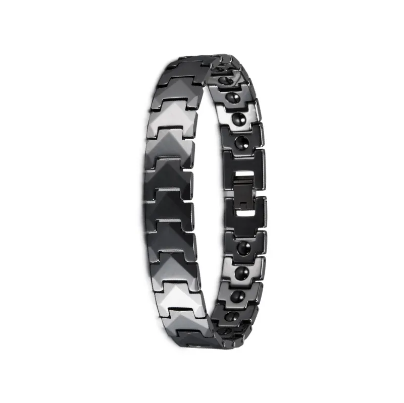 Ikuinen Anti Scratch Tungsten Magnetic Bracelet for Women Arrow Couple Tungsten Bracelet Men Health Energy Hematite Bracelet