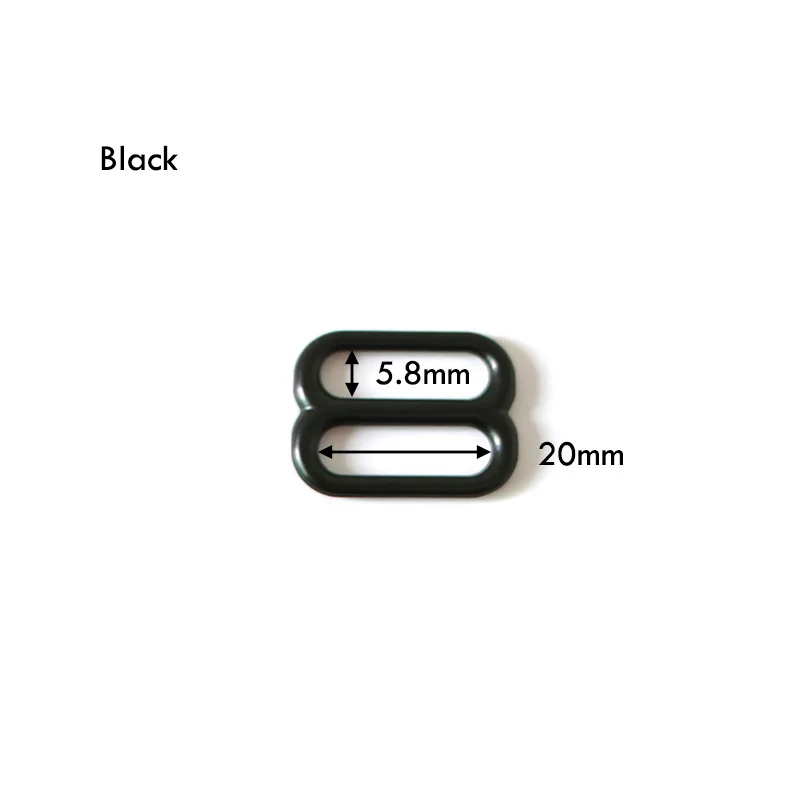 1 pcs 20mm metal sliders adjustable buckle DIY bag dog collar straps belt buckle garment sewing accessories tri-glides hardware