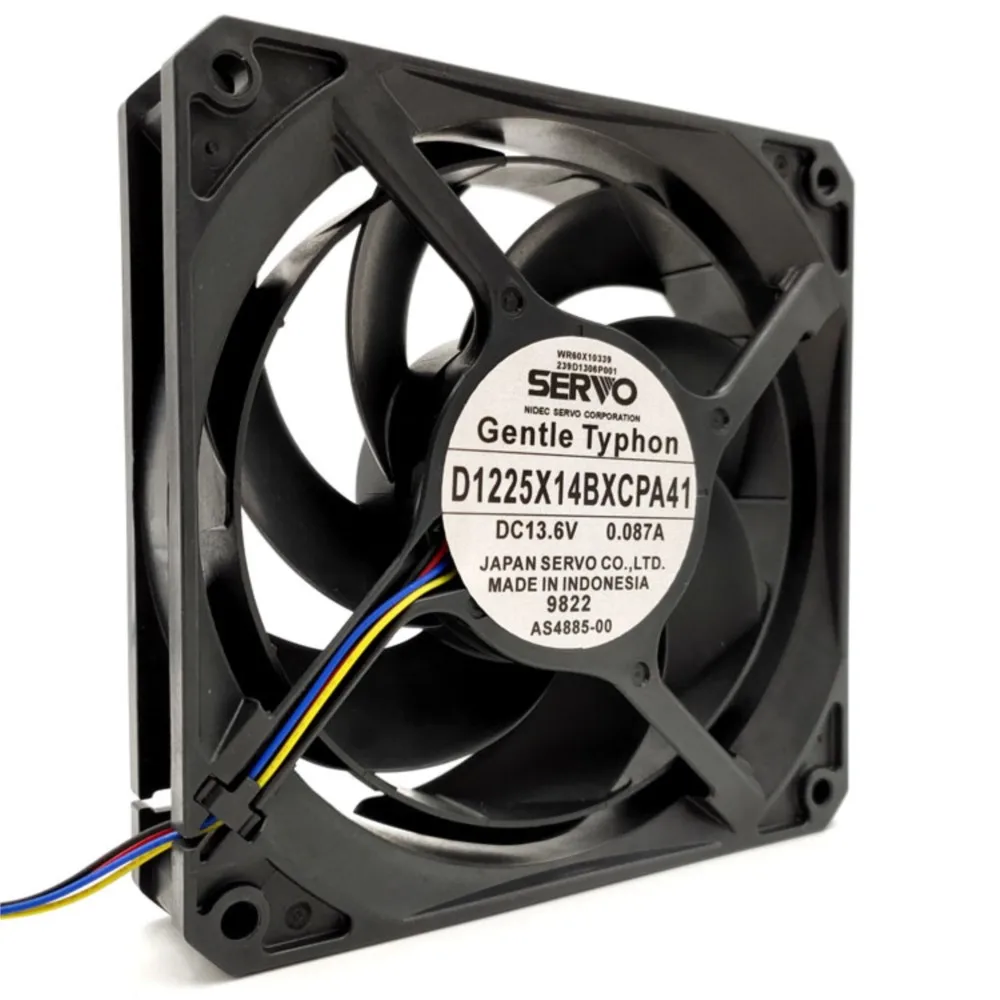 for Servo 12025 13.6V 0.087A Silent Sickle Cooling Fan - High Performance, Low Noise for PC Cases and Industrial Applications