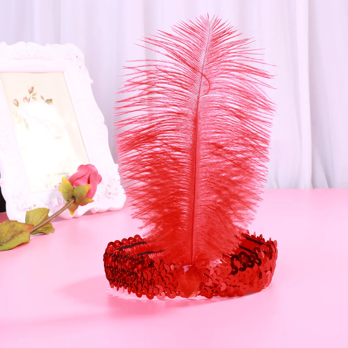 

4Pcs Hair Bands Sequin Headband Creative Headwear Party Cosplay Masquerade Girls Hair Decoration