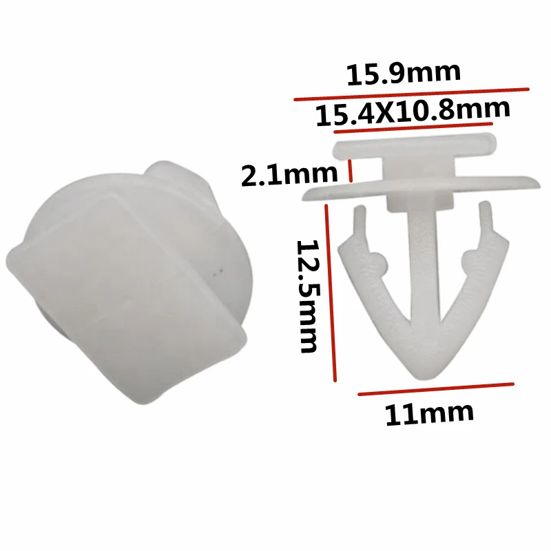 20Pcs For 11mm Hole Auto Push Type Plastic Fastener Car Door Panel Clip Auto Fasteners And Clips  87702-H1000   D89