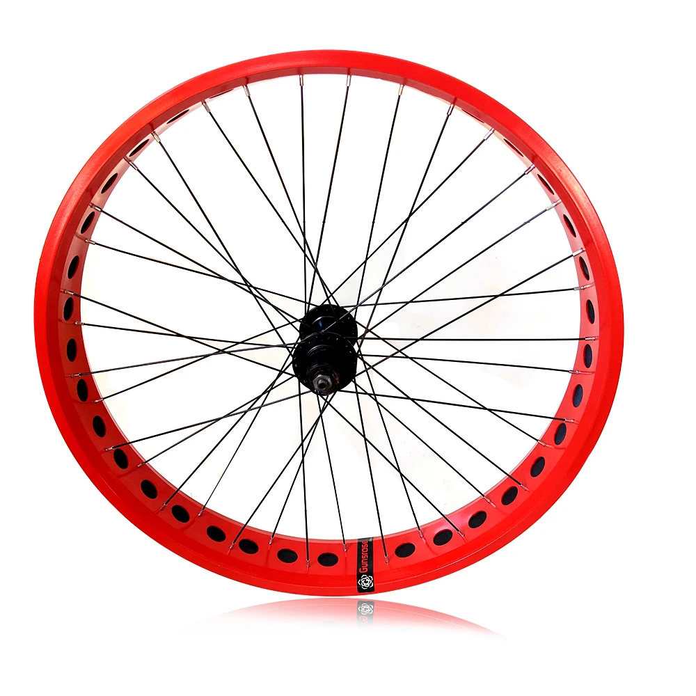 Kalosse   135/190mm  80mm Width    36 Spokes   Beach  Bike  Wheels  26X4.0    Snow  Bicycle  Wheel