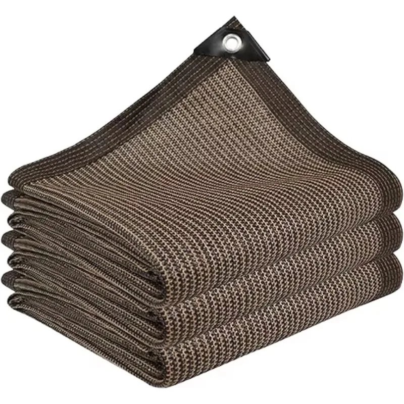 Garden Shading Cloth HDPE Shade Netting Edge Holes for Privacy Screen Patio Outdoor Space