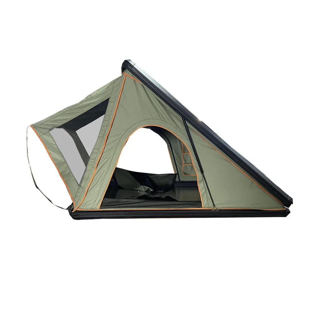 2024 Hot outdoor camping canvas triangle roof tent