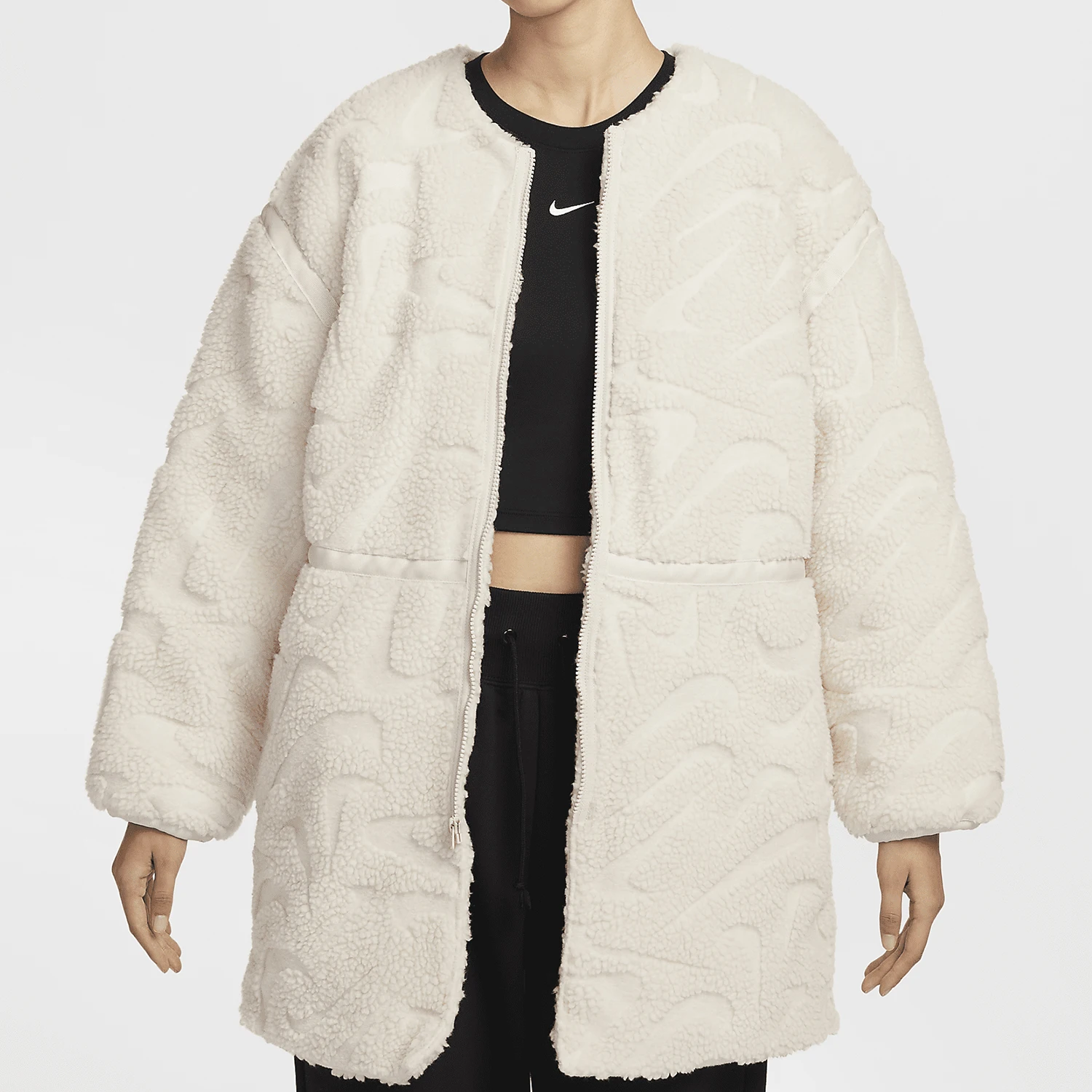 Nike genuine Sportswear women's imitation lamb wool plush jacket FV8026-104