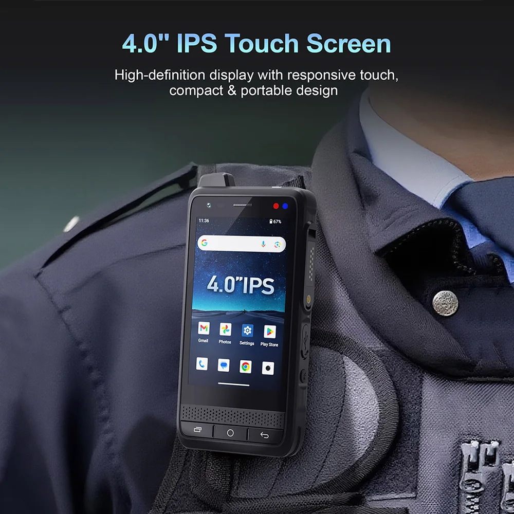 جديد Anysecu W400 Android 15 4G شبكة راديو فتح WIFI NFC Poc Walkie Talkie F400 العمل مع Real-ptt Zello Pocstar