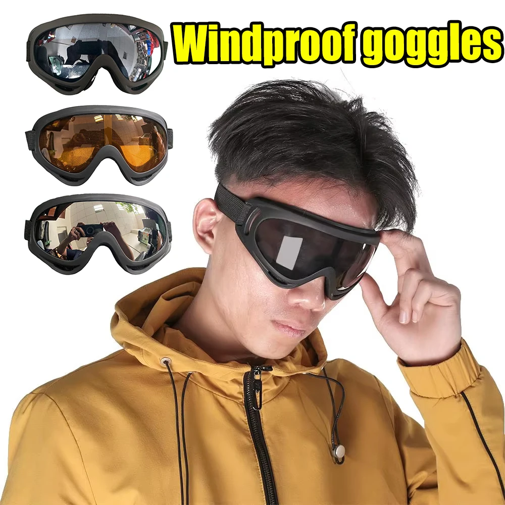 نظارات التزلج على الجليد نظارات التزلج على الجليد نظارات الثلج الرياضات الشتوية نظارات الثلج ركوب الدراجات النظارات الشمسية قناع رجالي للشمس #1