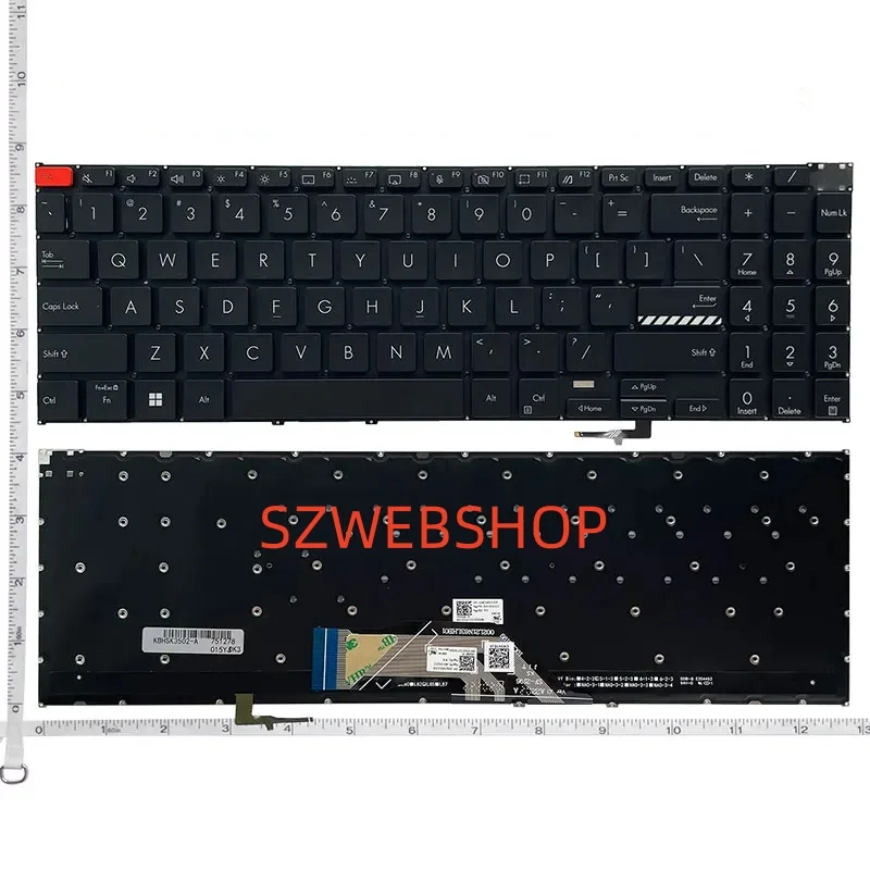 NEW Laptop US Keyboard For Asus Vivobook K3502za S5602ZA M5602ZA M3502R M3502Q M5602 S3502 S5602 S5602Z  K350with Backlit