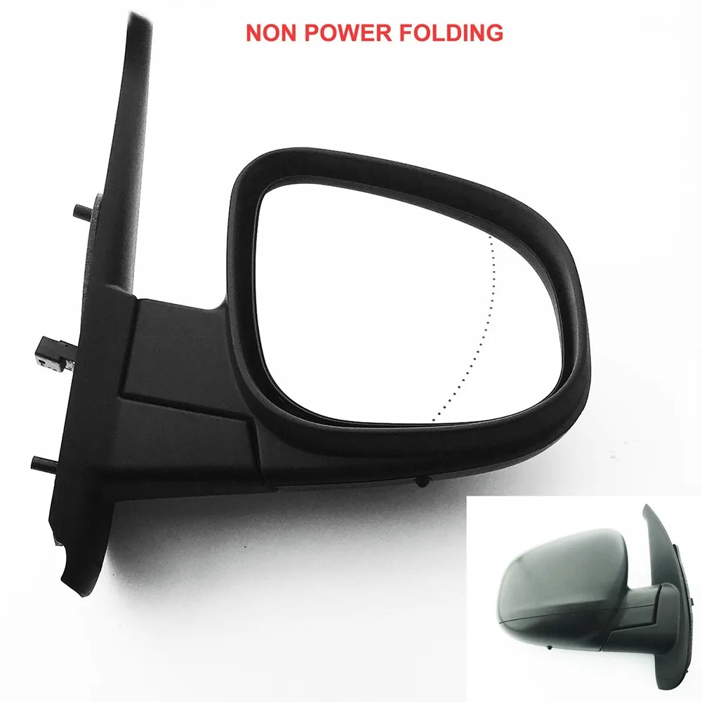 لرينو كانجو 2012-2020 سيارة الجانب الأيسر الأيمن مرآة ساخنة الزجاج مرآة الرؤية الخلفية عدسة الباب عدسة الملحقات جزء