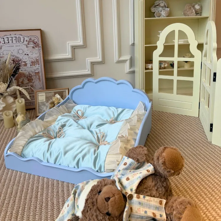 French cloud pet bed - all-season comfort for cats & dogs - exquisite, practical, and premium quality