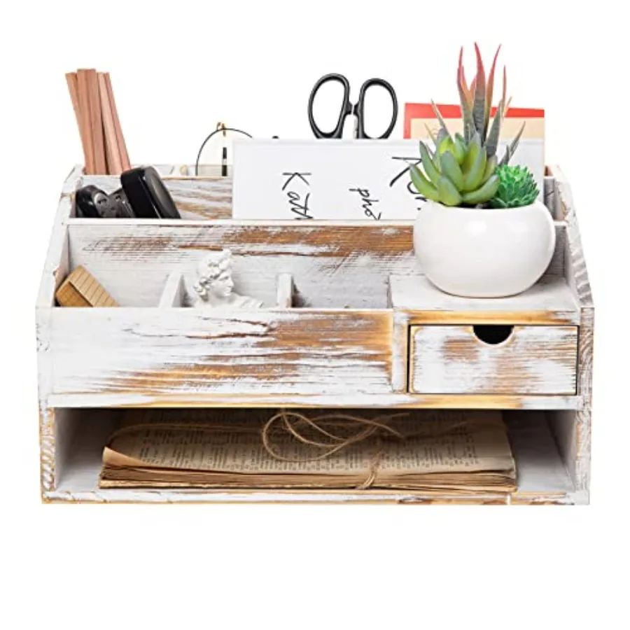 

Деревянные органайзеры для ящиков стола с держателем для ручек и файлов, набор для организации офиса и дома, для хранения калькуляторов и ножниц