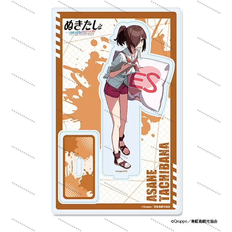 Junnosuke Tachibana Hinami Watarai Nanase Katagiri الاكريليك الشكل حامل لعبة Nukitashi الطرفية تأثيري الدعامة ديكور الهدايا