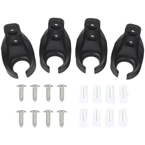 1 Set Windproof Roller Blinds Outdoor Garden Sun Shade Brackets Accessories Plastic Bungee Cord Bungee Ball Receivers Brackets