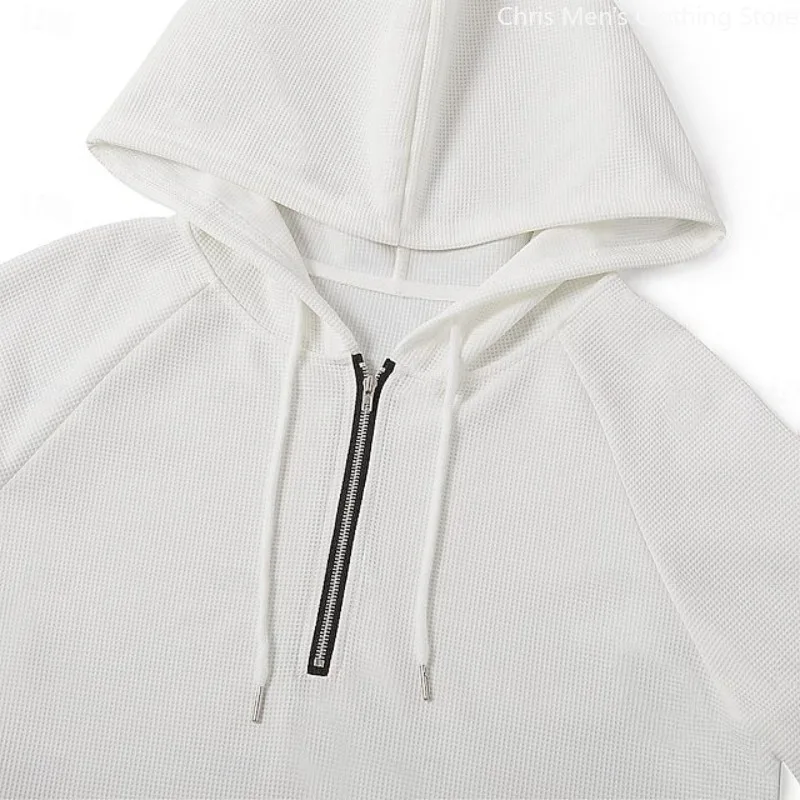 هودي مريح كبير الحجم للرجال - بلوفر مريح أساسي لخريف وشتاء لملابس النوم الكاجوال وقميص التمرين الخفيف