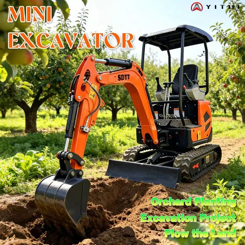 

Mini Crawler Excavators With High Quality Diesel Engines Strong Power Customized Euro 5 Mini Excavators For Multi Scenario Use