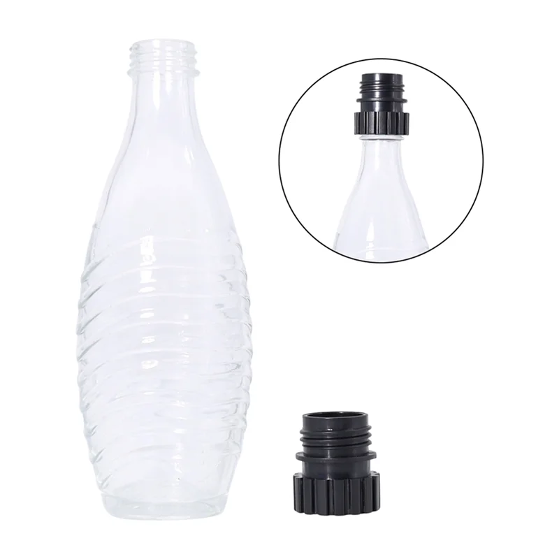 ABVJ-Adaptador de botella de refresco para máquina de vapor de Soda Terra y botella de vidrio Sodastreams de 0,7 L, adaptador de conexión rápida para botellas de vidrio