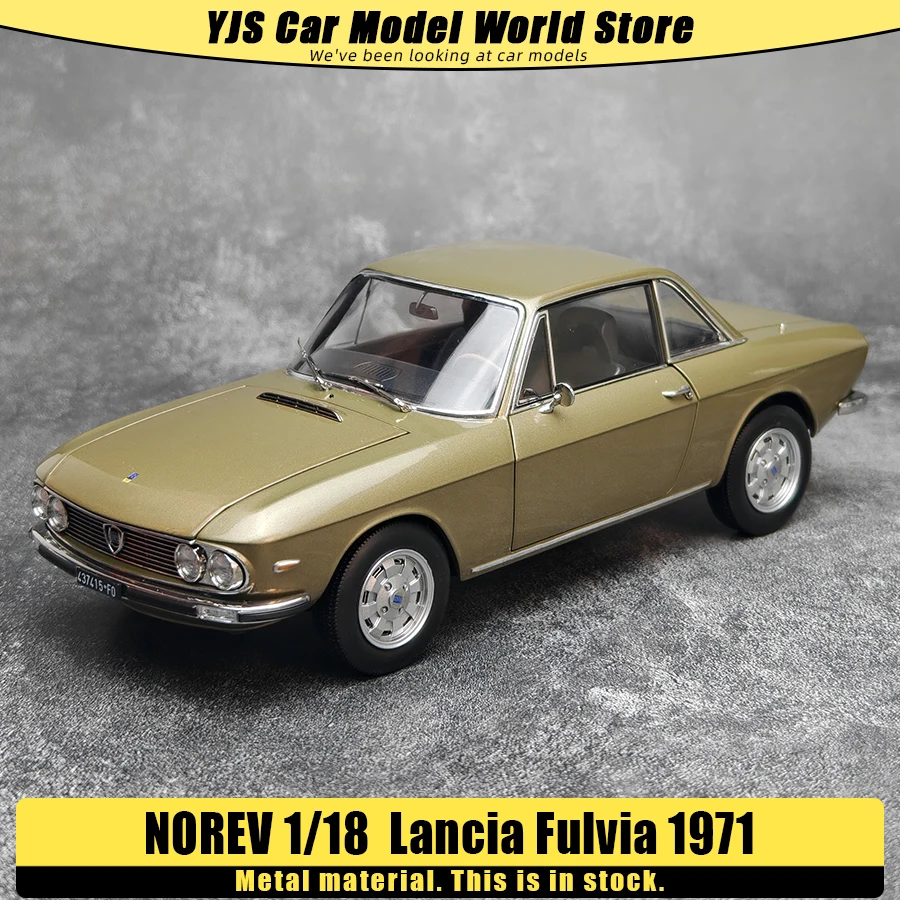 

NOREV diecast model 1:18 Lancia Fulvia 1971 metal car model ornament Collection Classic car