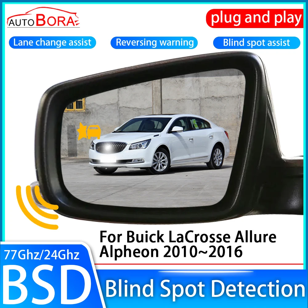 ZhuCamX Car Blind Spot Detection System BSD BSA Sensor Drive Rear Mirror Monitoring for Buick LaCrosse Allure Alpheon 2010~2016