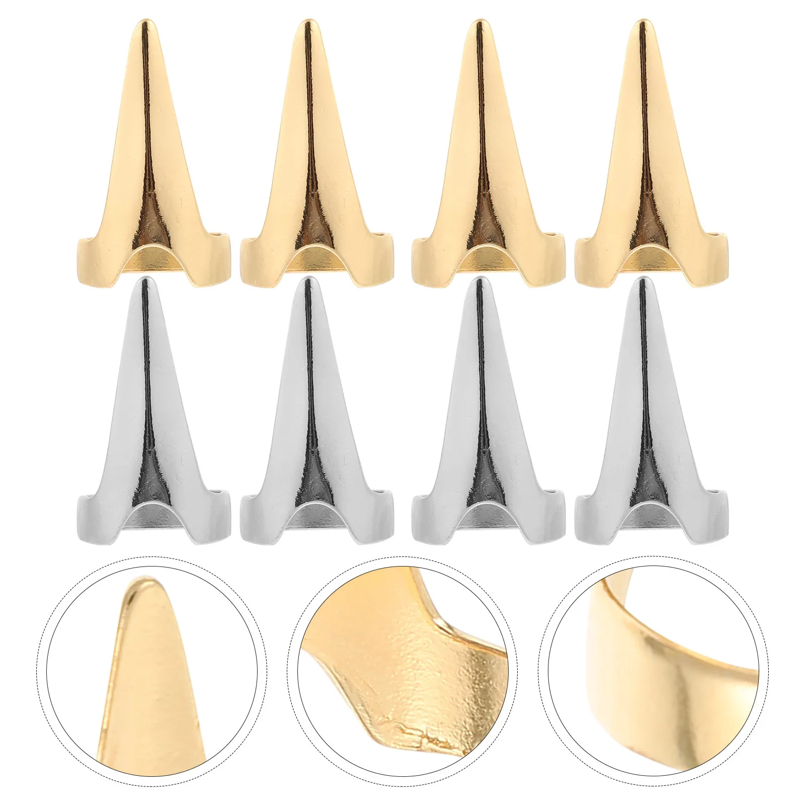 10Pcs Hair Parting Tools Zinc Alloy Claw Ring for Braiding Hair Highlights Extensions Sectioning Salon Hairdressing Accessories