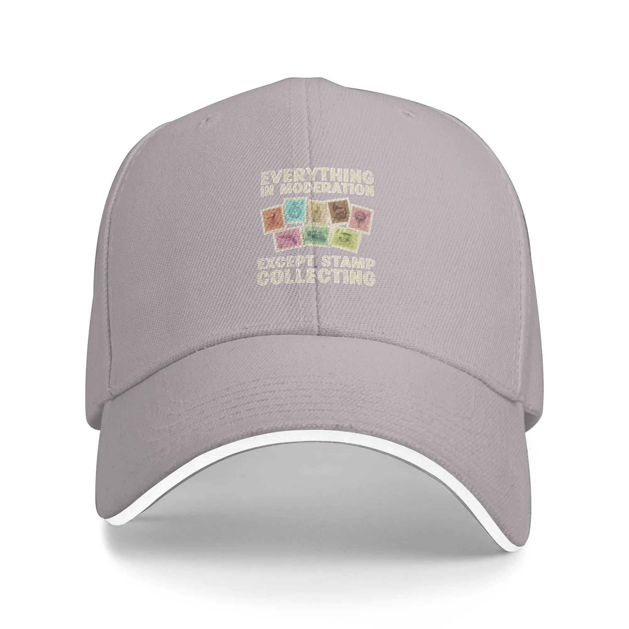Hot Sale Funny Stamp Collecting Cool Stamp Collector Baseball Cap  Snapback Trucker Cap  Camping Picnic Trucker Cap