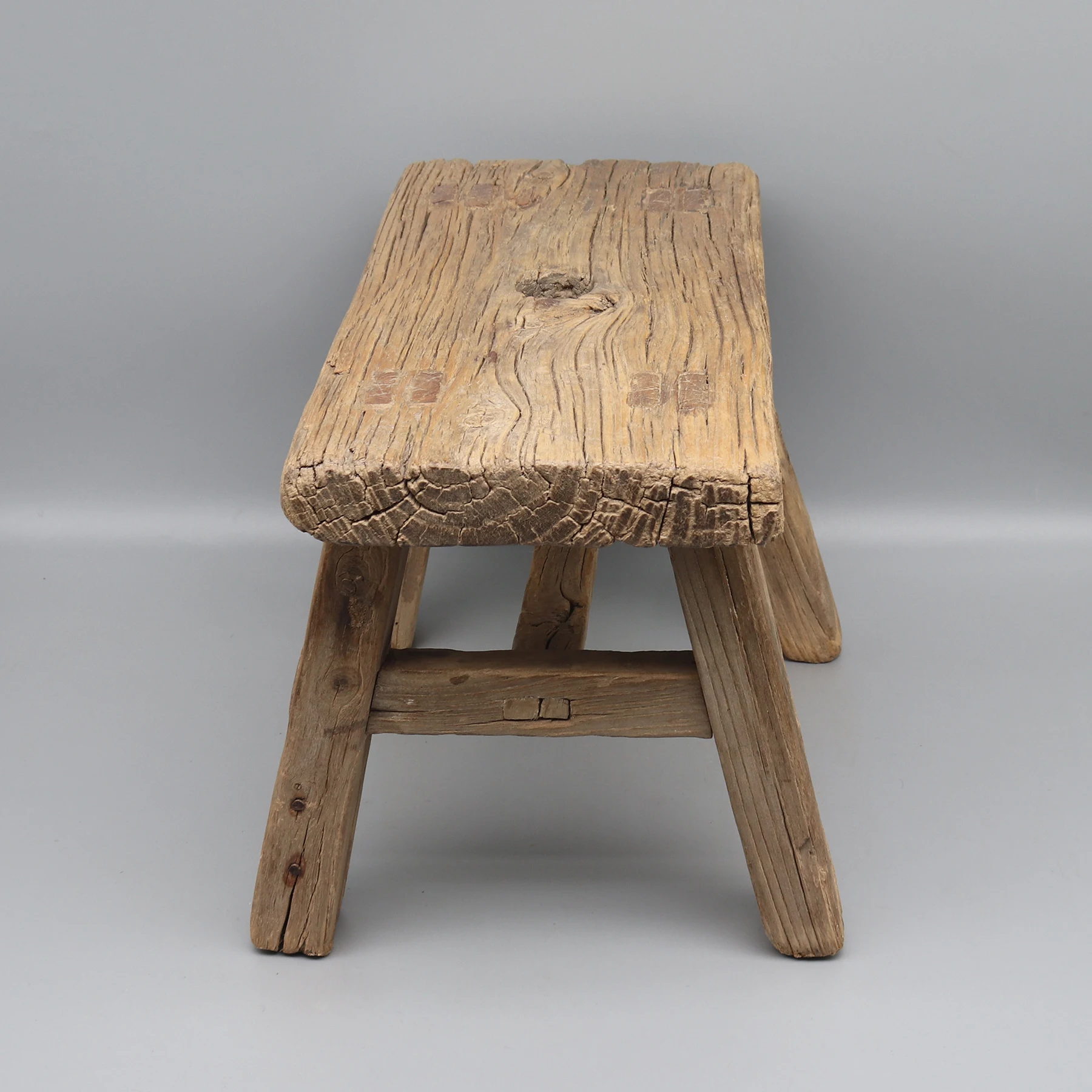 Unique Heavy Stool from Shandong, Little Functional Bathroom Bench