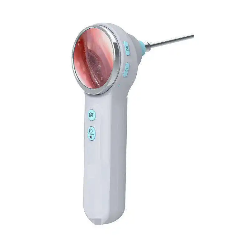 Veterinary Video Otoscope, wireless portable ear inspection tool for pet cat dog ear care and animal clinic routine examination