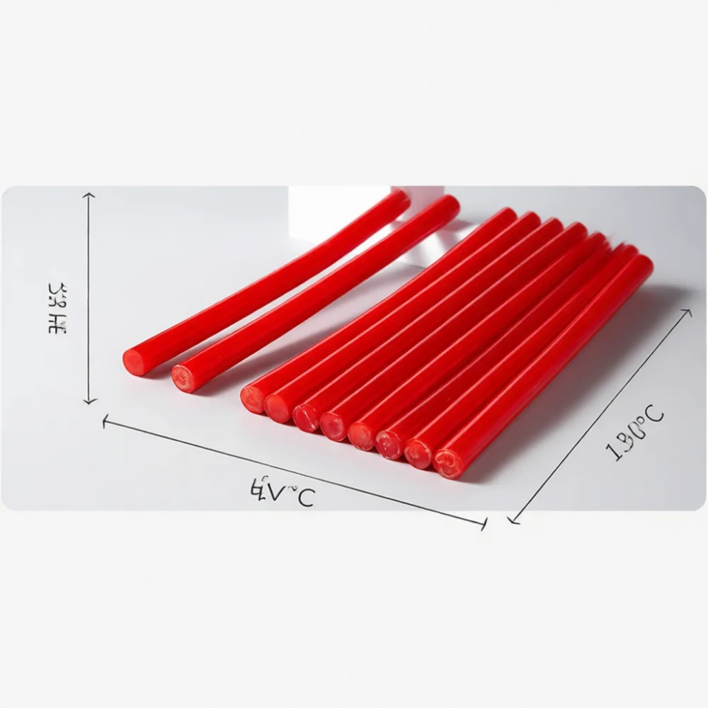 Strong Adhesive Red Hot Melt Sticks Quick Drying Waterproof Glue For DIY Manual Craft Repairing Automotive Dent Industrial Tools