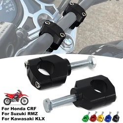 CNC Handle Bar Mount Motorcycles Accessories Fat Bar Clamp 28MM For CRF250X CRF450X KX125 KX250 KX250F KX450F RMZ250 Dirt Bike