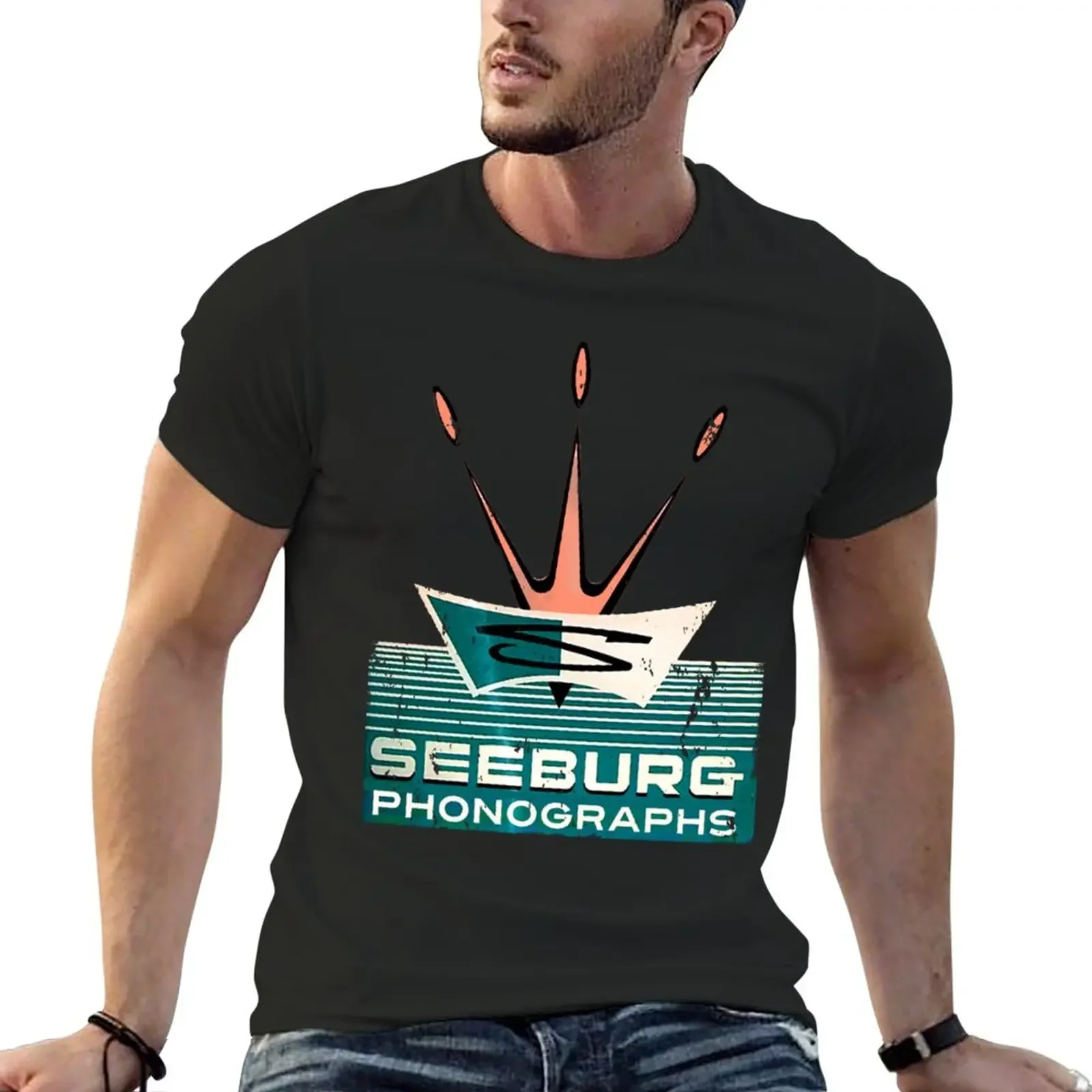 

New Seeburg Phonographs T-Shirt sports fan t-shirts summer clothes t shirt for men