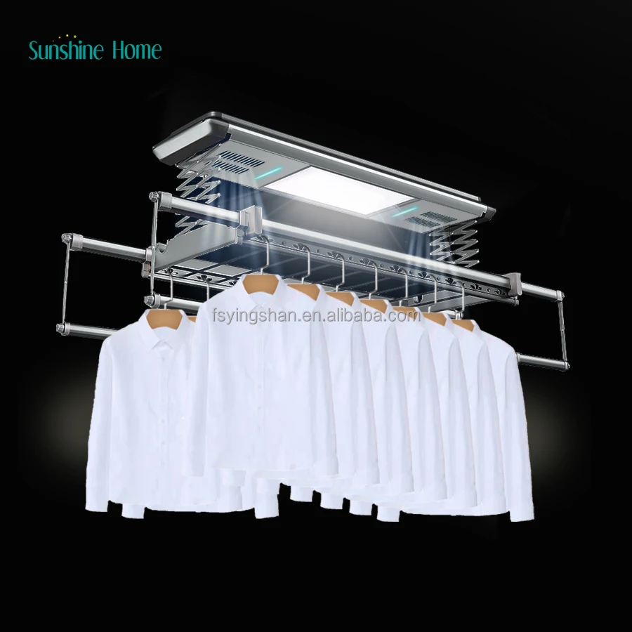 Hot Sales Smart Hanger Clothes Dryers Electric Hanger Automatic Drying Rack Carton Modern for Drying Clothes Use Champaign Gold