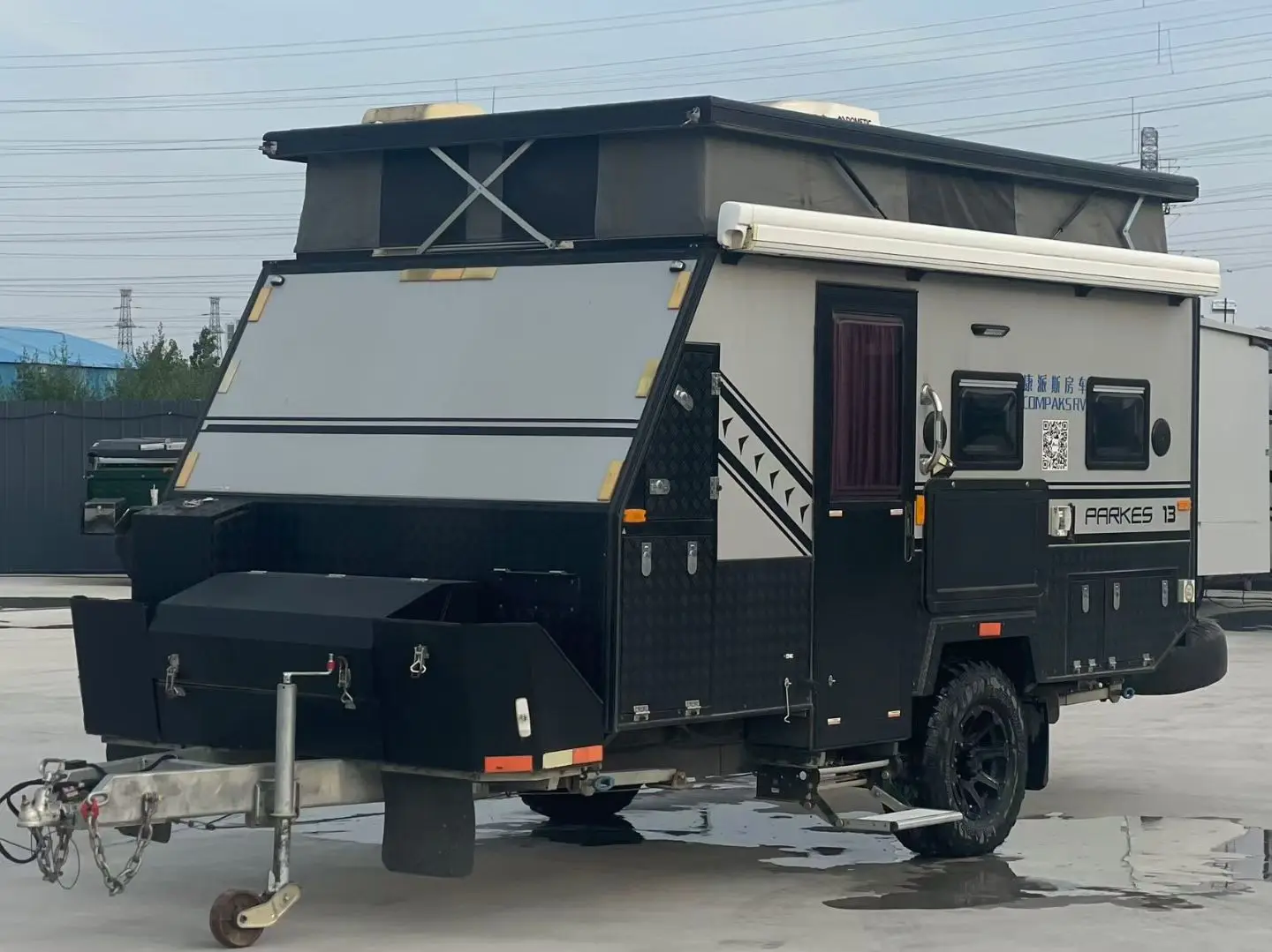 

Прицеп-дача для отдыха и путешествий, 4-местный, от китайского производителя, для активного отдыха на природе