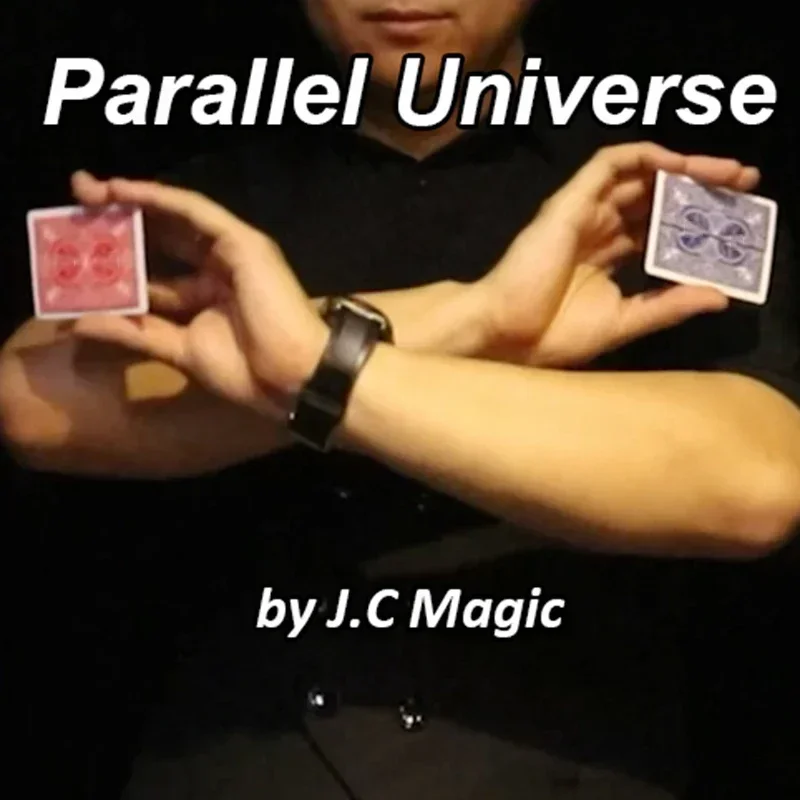 magic-tricks-parallel-universe-by-jc-visual-card-endless-change-color-change-magia-close-up-gimmicks-mentalism-illusions-props
