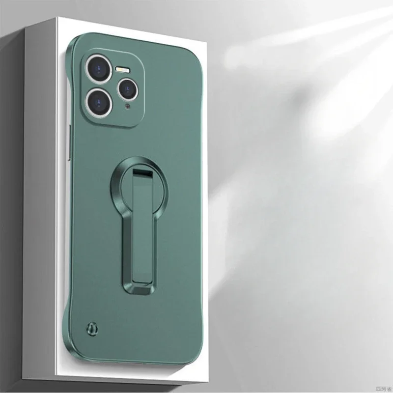 Coque ultra fine sans cadre pour OPPO Realme GT7 Pro REALcloser GT7 PRO gt7pro, avec support rapide rotatif, coque rigide en PC Funda