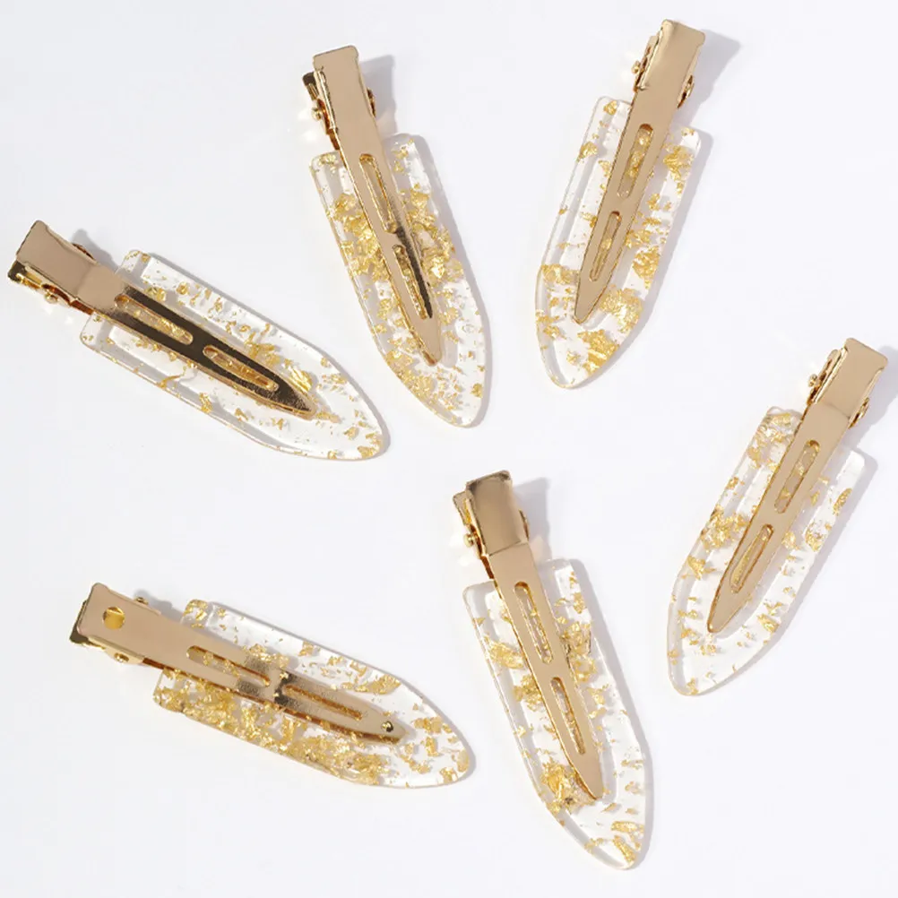 

12Pcs Decorative No Crease Hair Clips Glitter Duckbill Clips for Women Fashionable Hair Accessories Party Banquet