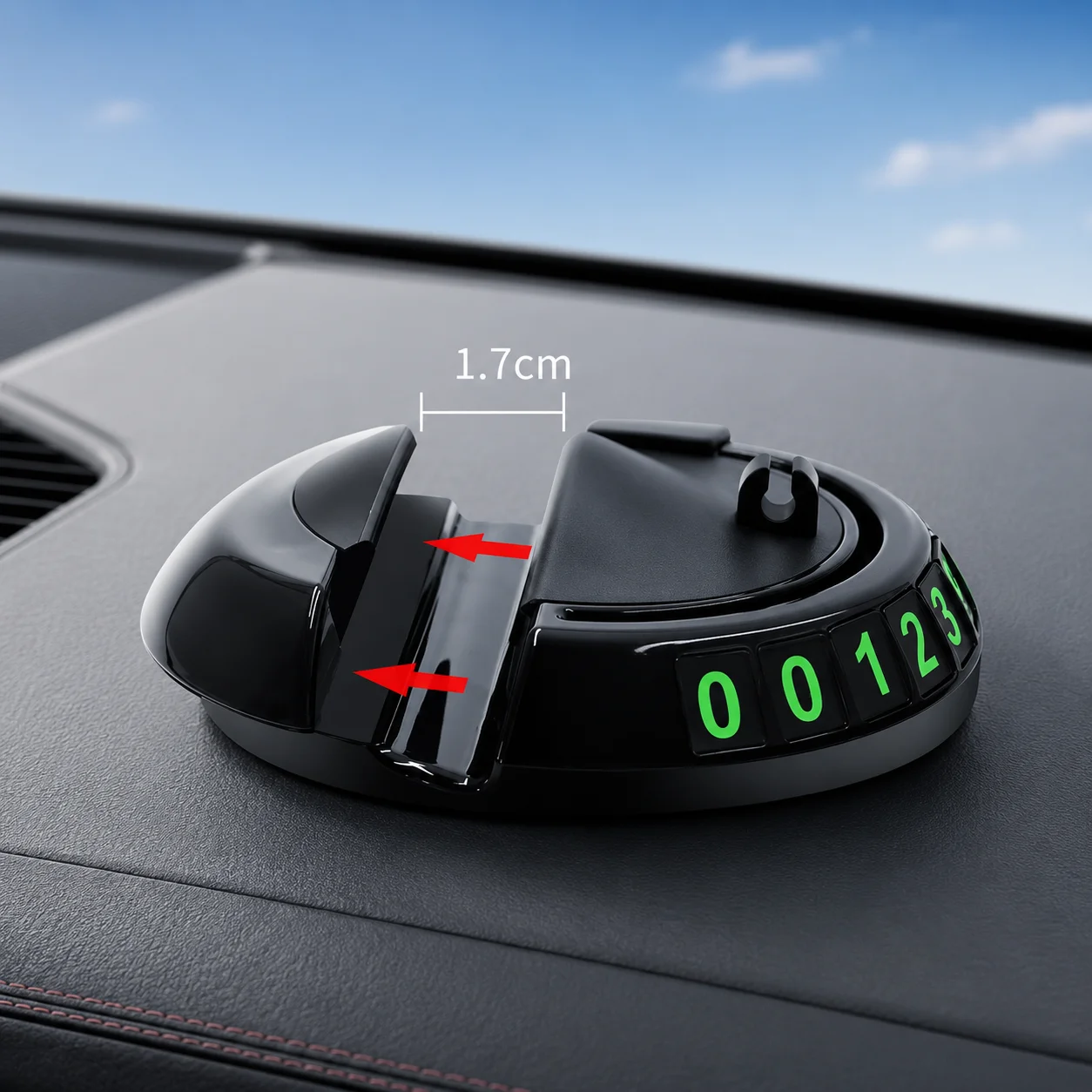 Auto-Antirutschmatte Handyhalterung 360-Grad-Rotation Armaturenbrett Rutschfeste Klebematte Organizer für Schlüssel Stifte Sonnenbrillen Innenraum – Detail 4