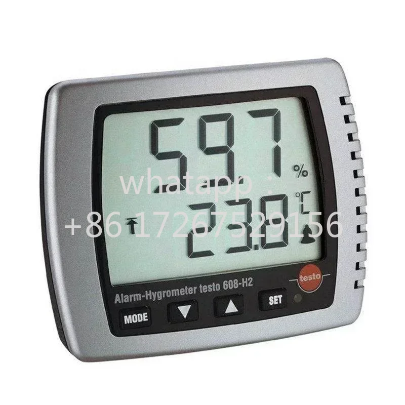 original and brandnew testo 608 H2 digital thermo hygrometer with LED alarm and dew point test