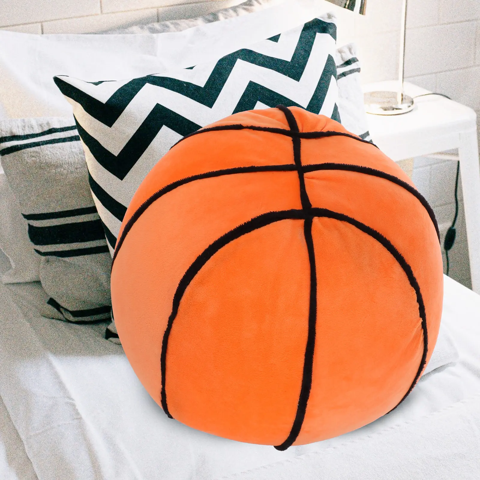 

Мягкая баскетбольная подушка-игрушка для детей: безопасная, комфортная, приятная на ощупь, для дома, офиса, автомобиля, декора детской кроватки, в спортивном стиле, для объятий