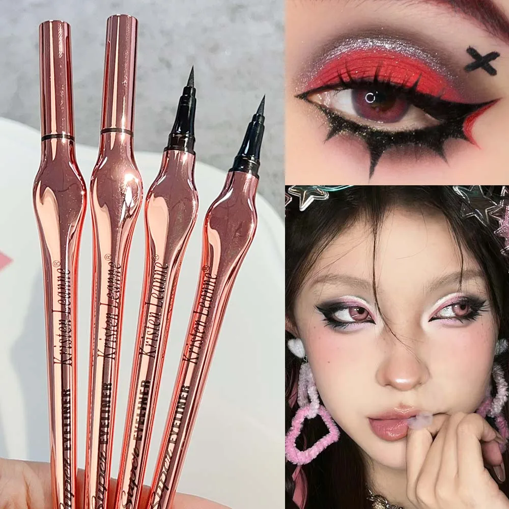 Matita per Eyeliner liquido nero opaco impermeabile asciugatura rapida senza sbavature ciglia inferiori lisce a lunga durata Eyeliner trucco per gli occhi coreano