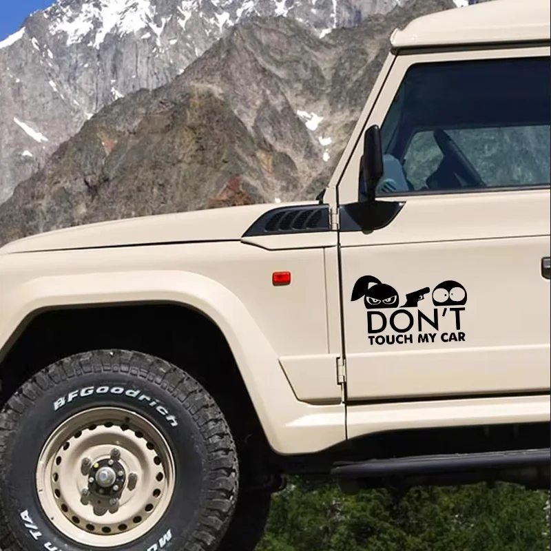 لا تلمس سيارتي. تصميم مضحك، نوافذ، مصدات، ملحقات الدراجات النارية، ديكورات، ملصقات سيارات من الفينيل #2