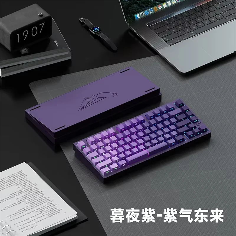 Weikav Lucky D75 Customize Aluminium Alloy Gaming Keyboard  Finished Mechanical Keyboards Gaming Accessories PC Gaming Man Gifts