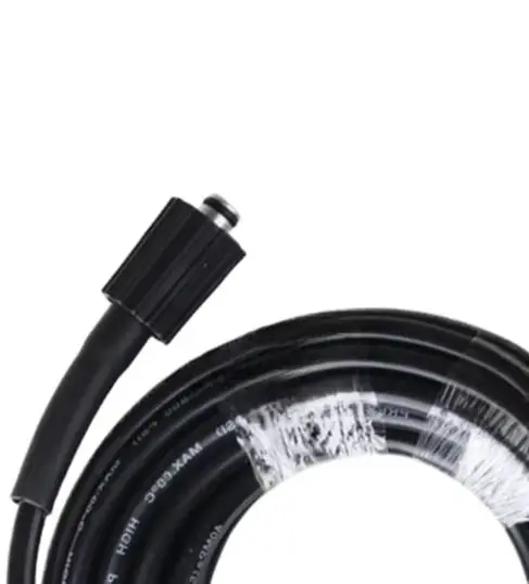 High Pressure Washer Hose M22 14mm Core With Switch Quick Connector Duckbill Nozzle For Car Cleaning Spray Tool 5m 10m Black
