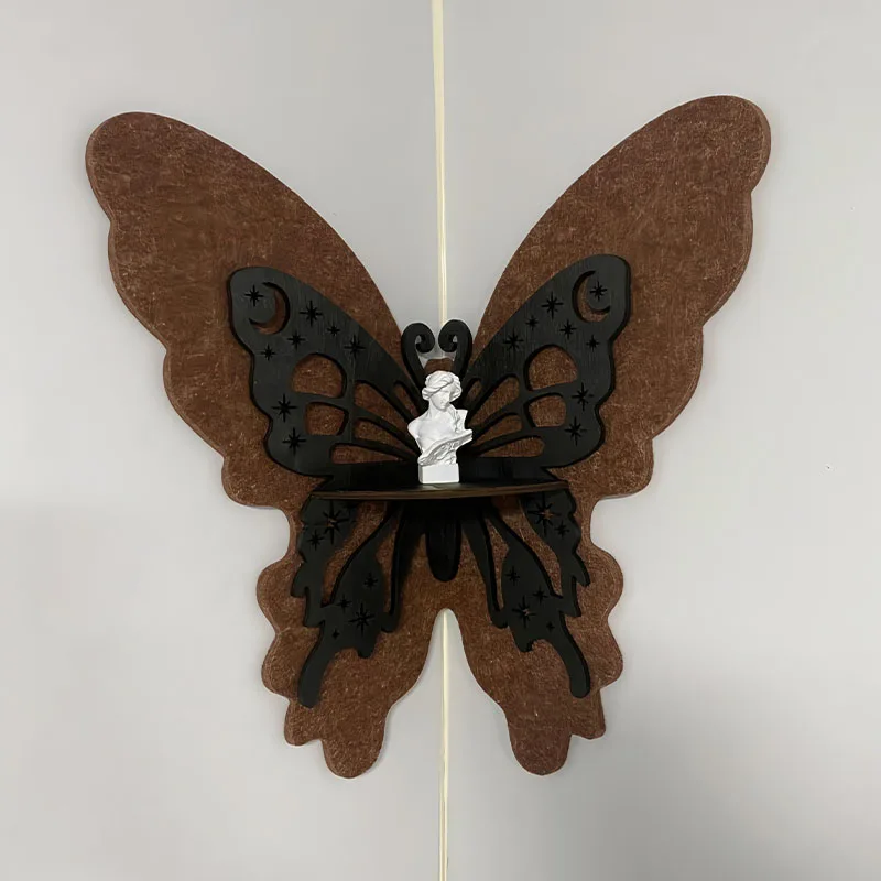 Butterfly candlestick corner handmade decorative painting