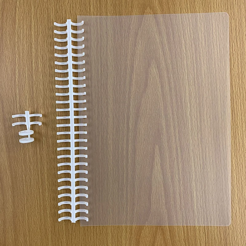 1Pcs 12mm 30 Hole Loose-leaf Plastic Binding Ring Spring Spiral Rings Comb Binding Spines for A4 A5 A6 Paper Notebook Stationery