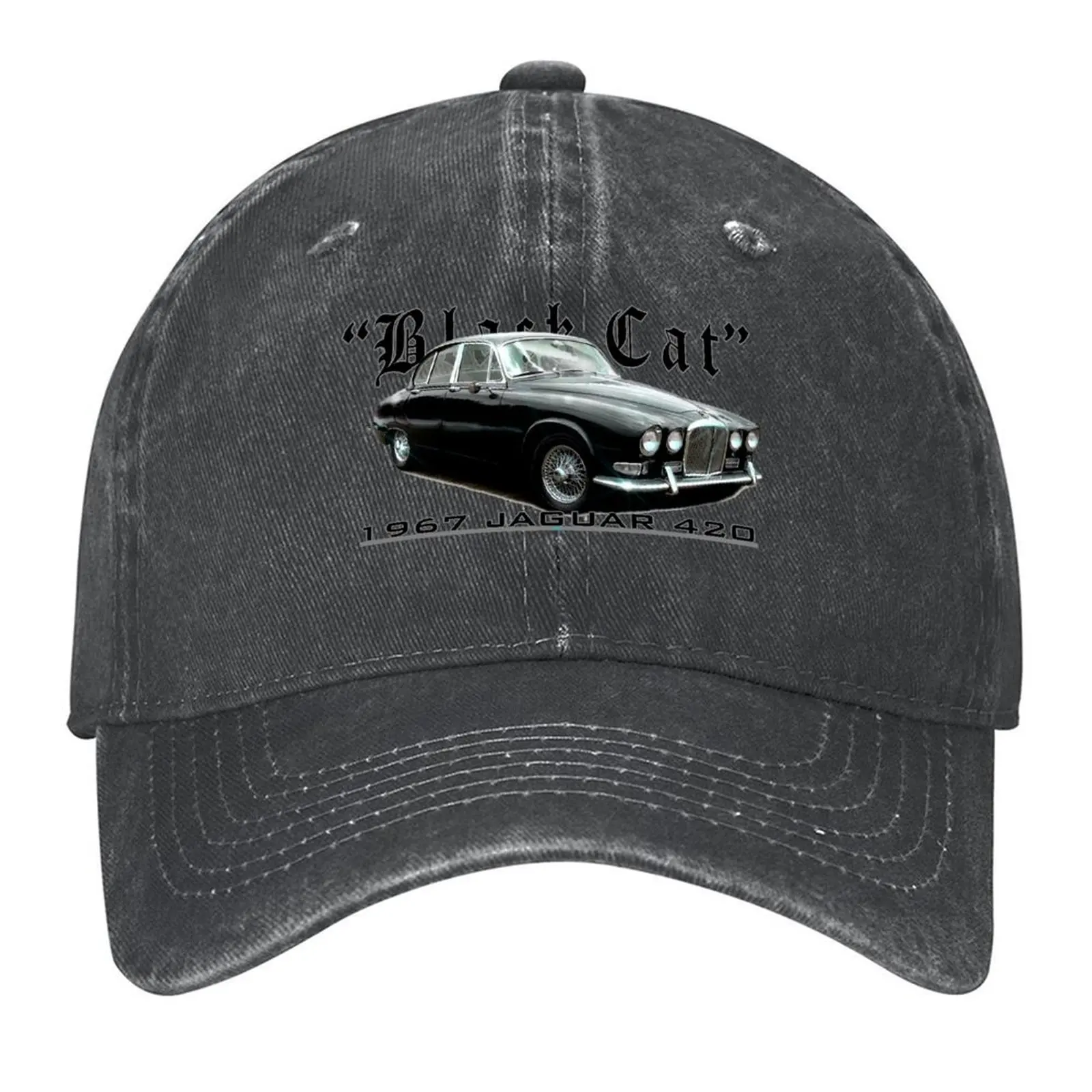 

Бейсбольная кепка Black Cat - '67 Jag 420, кепка на заказ, солнцезащитные кепки, брендовая мужская кепка, шляпа для гольфа, натуральная кепка для мальчиков и девочек, женская