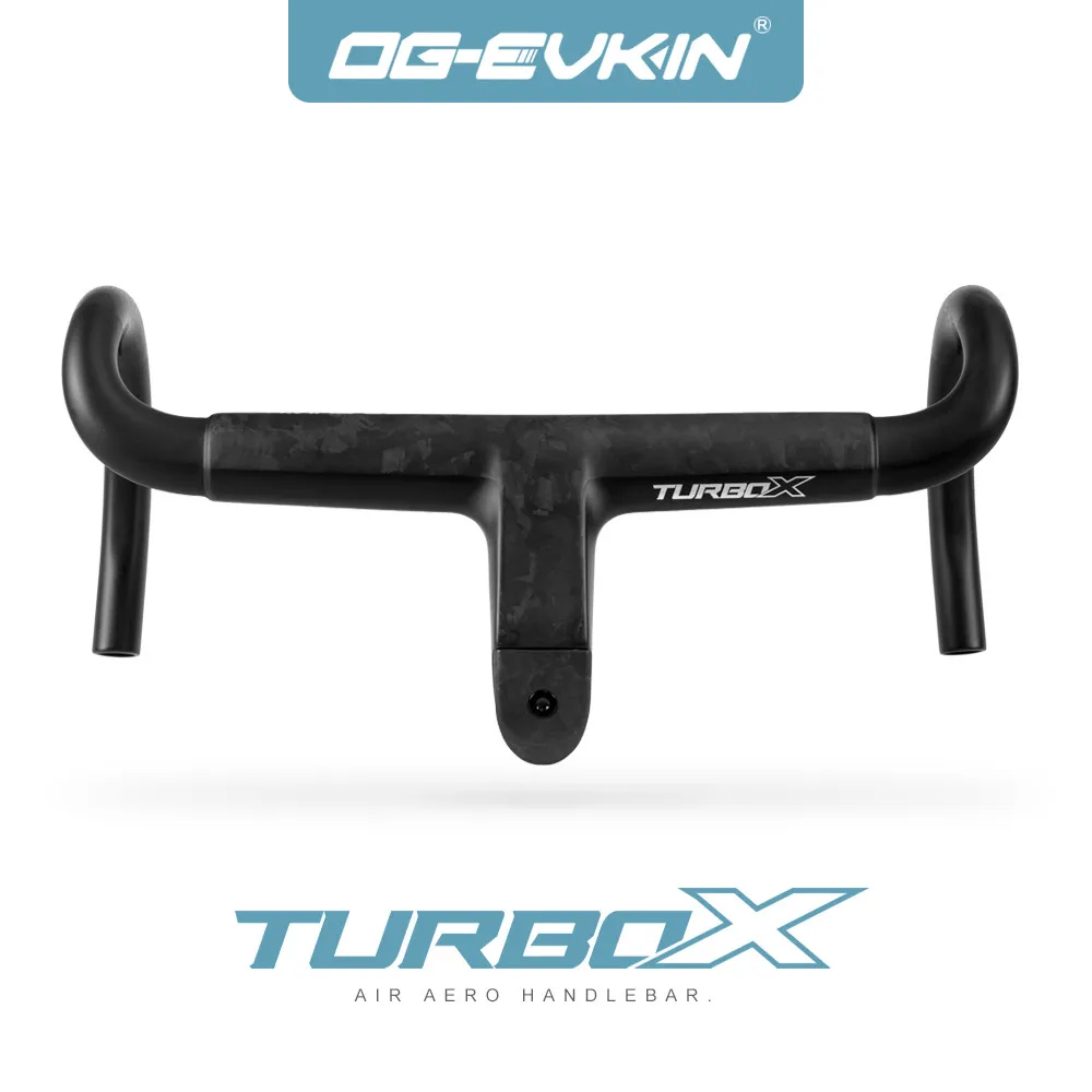 

OG-EVKIN HB-TURBO Carbon Road Bike Integrated Handlebar 28.6mm Handlebars For Road Race Bicycles Handle Bar Bicycle Part