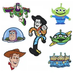 Toy Story Disney Anime Cartoon embroidery and ironing patches,children's clothing decorative stickers,DIY Jacket Sew patch