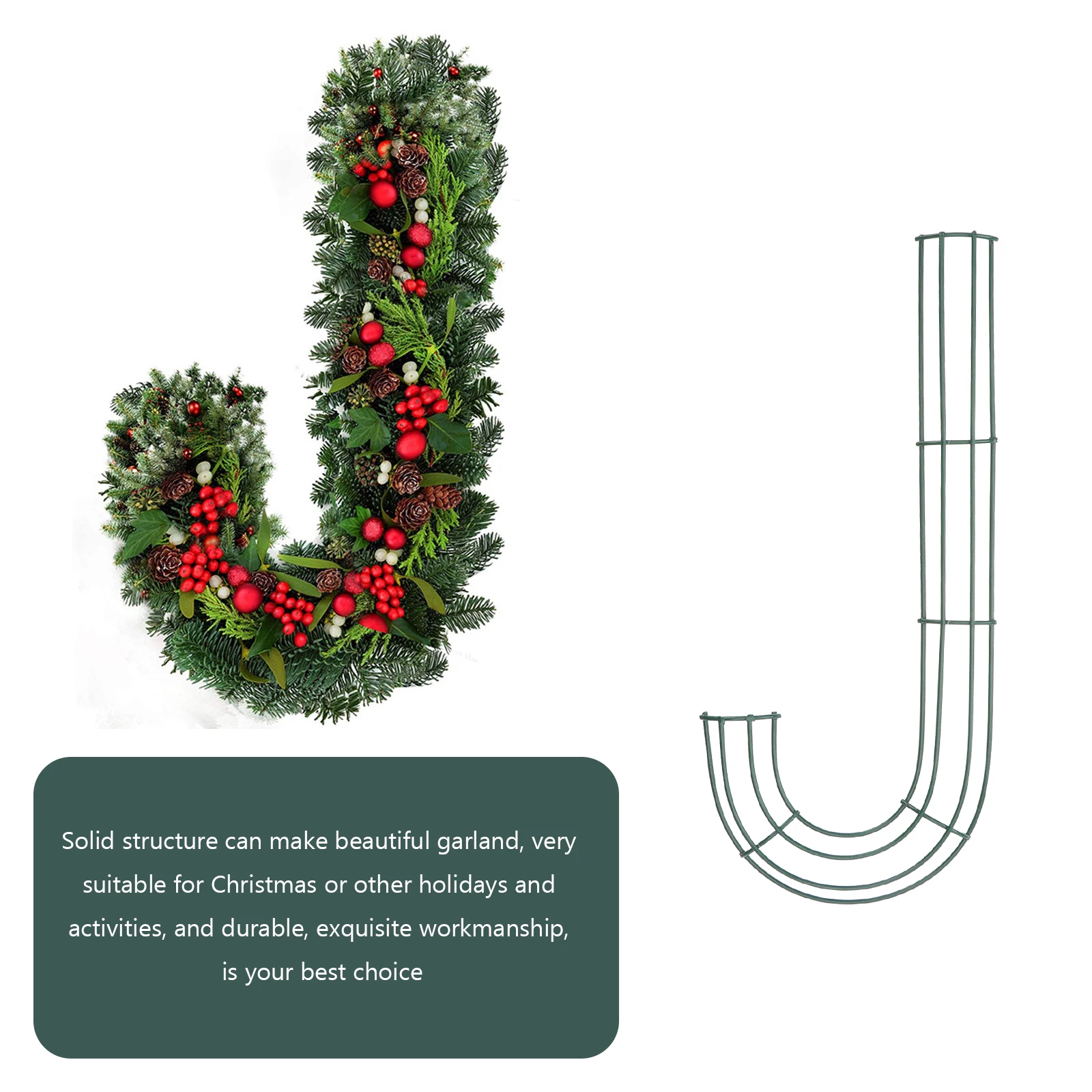 

4 Pcs Garland Hoop Making Accessory Cane Wire Wreath Accessories Indoor Outdoor Decoration Supplies Tpe Kit Wall Christmas